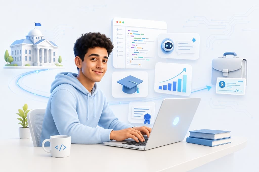 TechVerse Academy — education platform for CS students