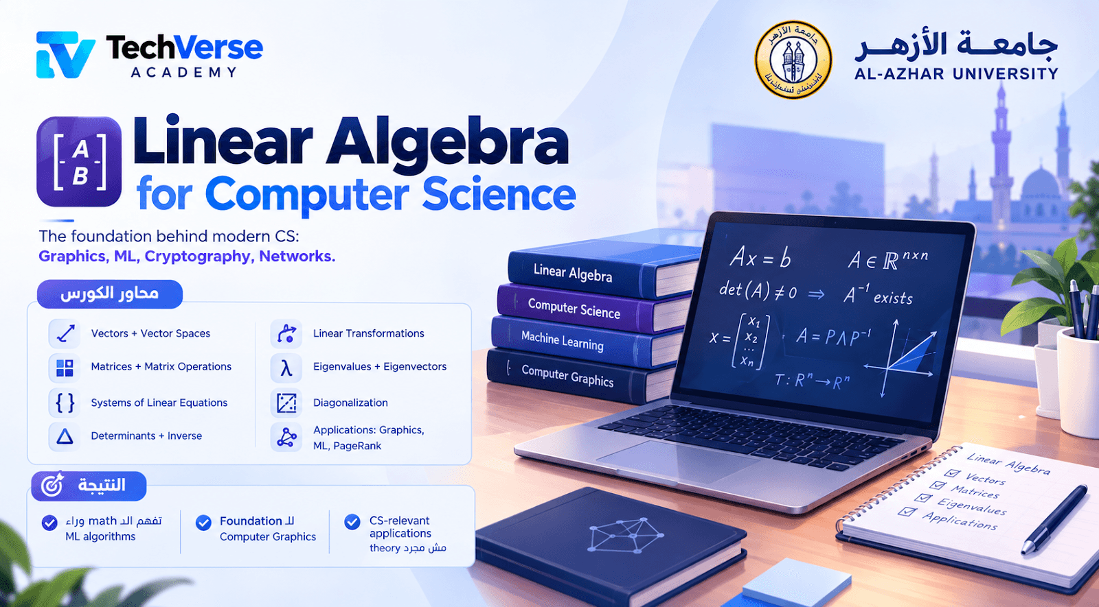 Linear Algebra | الجبر الخطي | AlAzhar
